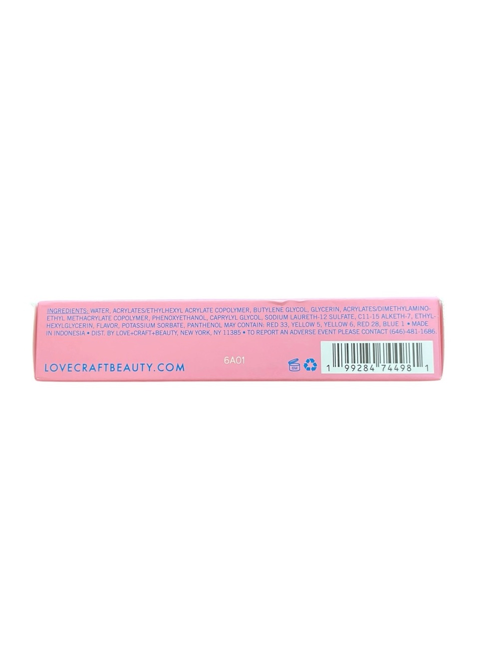 NEW LOVE+CRAFT+BEAUTY Tubular Lip Tint New Wave Nude Vegan Full Size - Picture 6 of 7